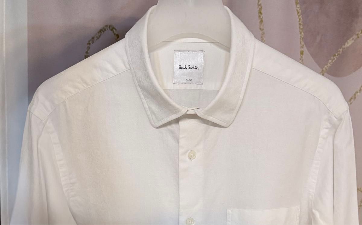 ポールスミス フローラルジャカード 花柄 ドレスシャツ 日本製