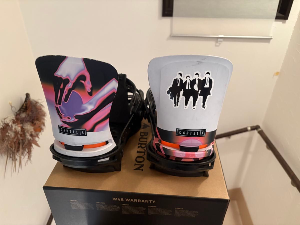 Burton cartel X Re Flex M バートン ビンディング バインディング リ
