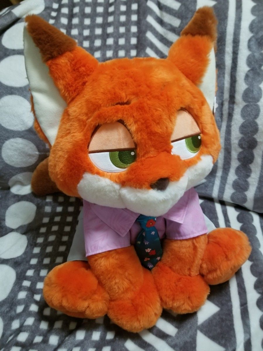 コストコ ニック ズートピア2 ぬいぐるみ ブランケットあり ズートピア