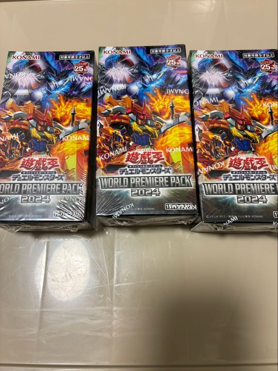 新品 未開封】3BOXセット 遊戯王OCG WORLD PREMIERE PACK2024｜Yahoo