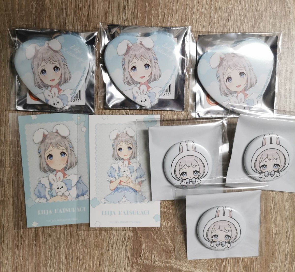 学園アイドルマスター 学マス GIGO 葛城リーリヤ ハート缶バッジ