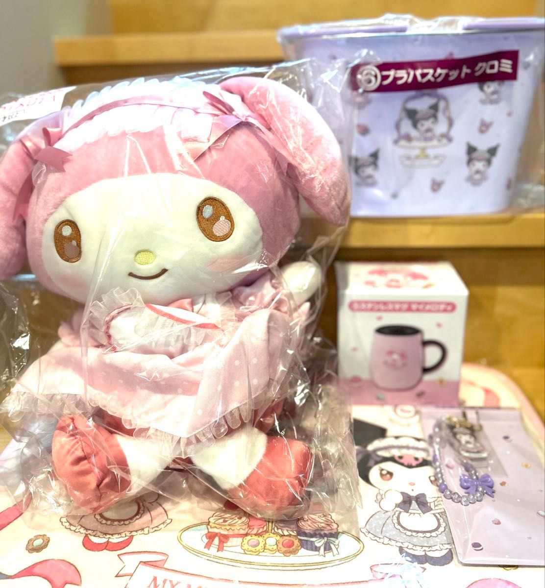 サンリオ マイメロディ クロミ 当たりくじ ①マイメロ ぬいぐるみ ③