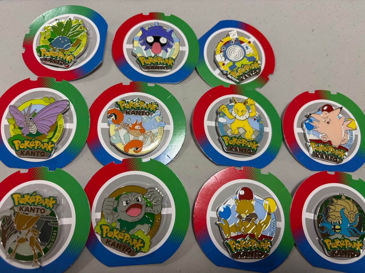 ポケパークカントー限定ピンズ11種類セット （ピクシー ケーシィ