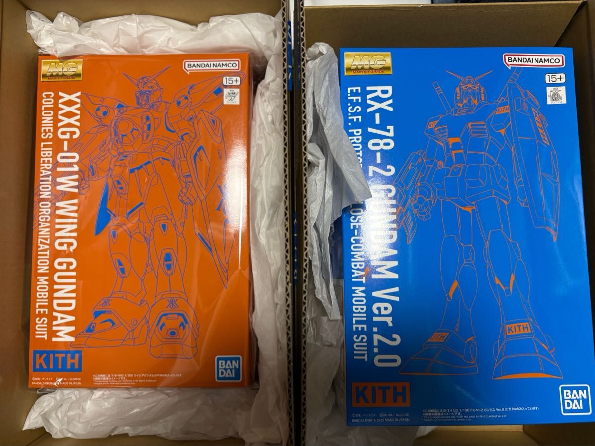 2体セットKITH ガンプラ 抽選 完売品 MG 1/100 RX-78-2 Wing Gundam