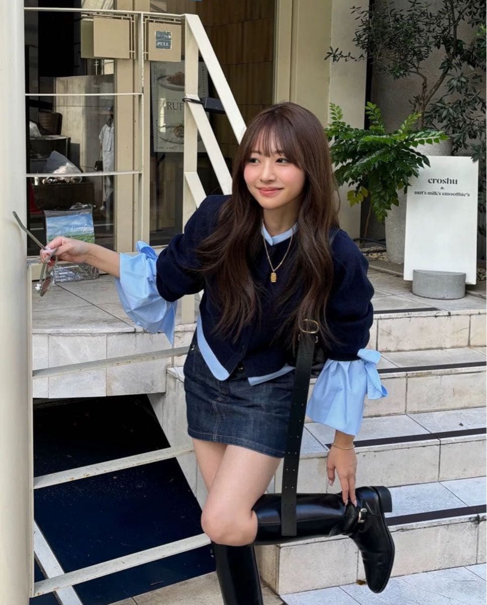 Bibiy ANGELIQUE KNIT ネイビー｜Yahoo!フリマ（旧PayPayフリマ）