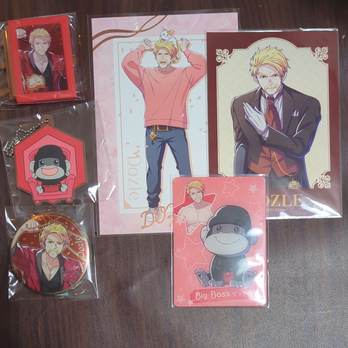 ドズル社 ドズル 缶バッジ ポストカード ブロマイド 3周年 カプセル