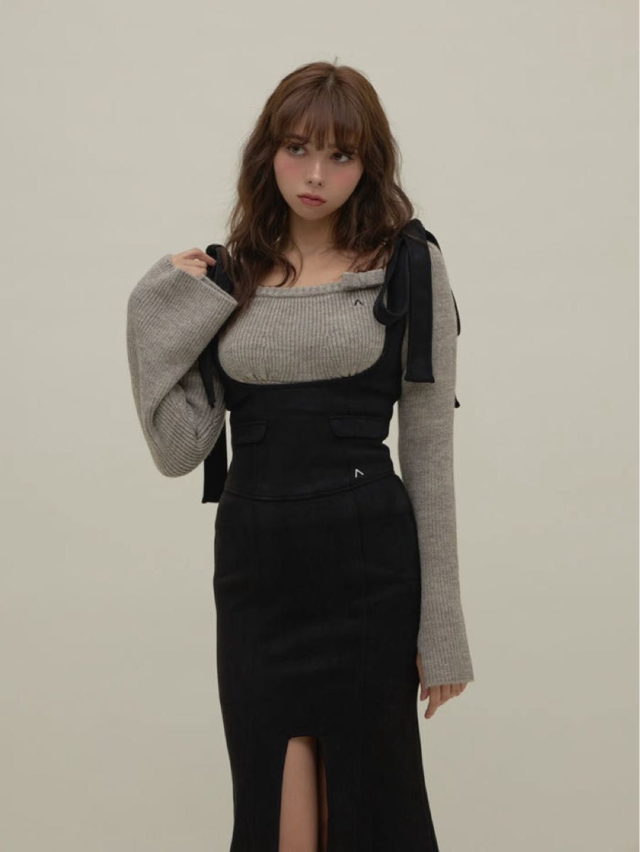 新品タグ付き andmary Baby ribbon knit tops｜Yahoo!フリマ（旧PayPay