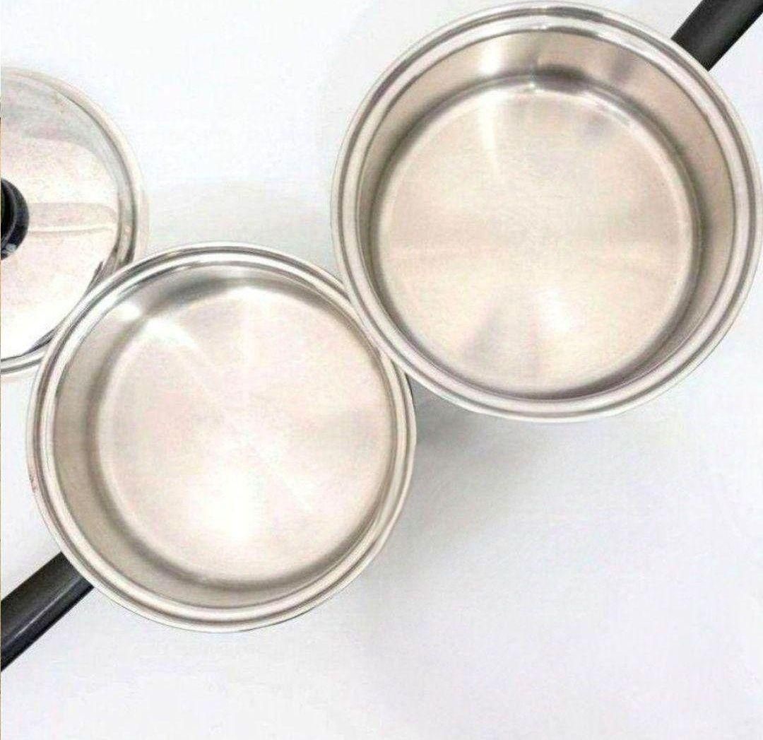 アムウェイ 美品 大 中 ソースパン インダクションレンジ対応 ↓Amway