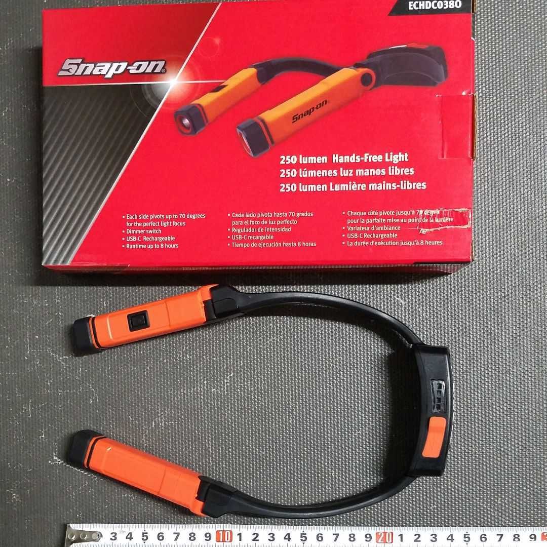 新品 送料込み スナップオン Snap-on 充電式LEDライト ハンズフリー