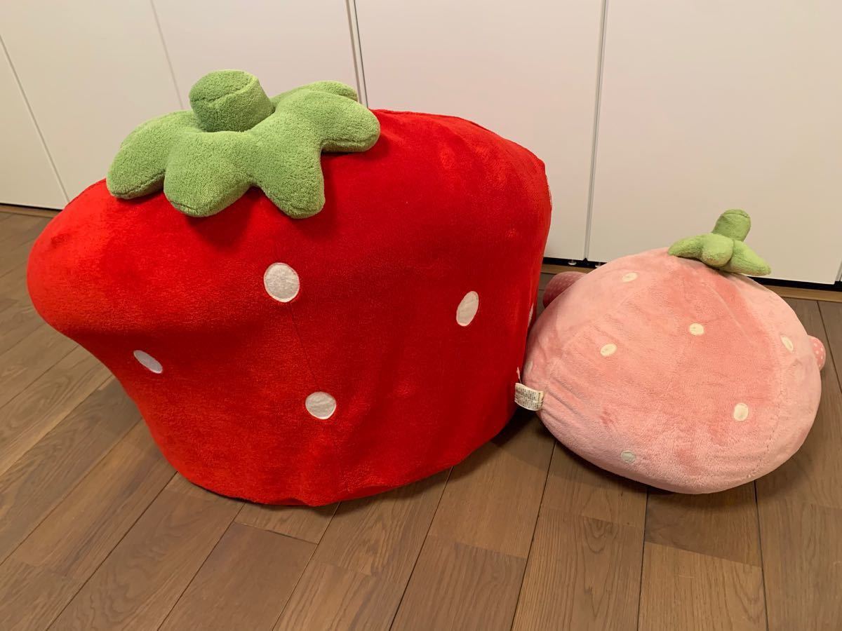 マザーガーデン いちごソファ（座椅子）＋クッション｜Yahoo!フリマ