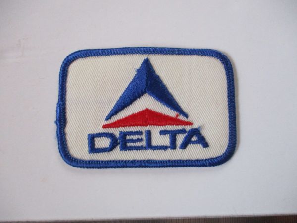 Yahoo!オークション - 80s デルタ航空『DELTA』刺繍 ワッペン/ジェット