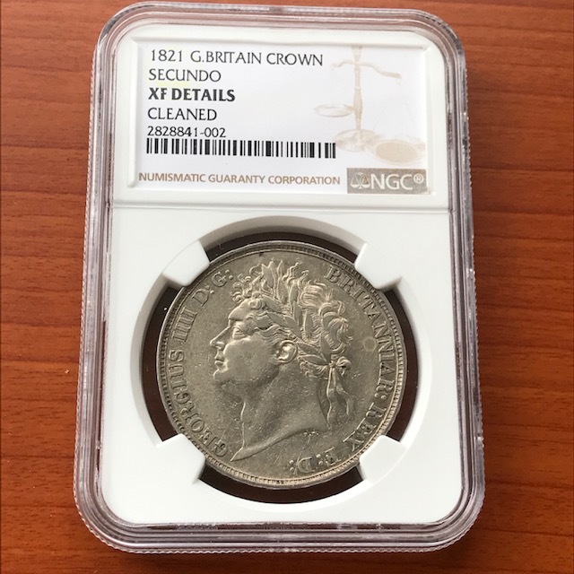 Yahoo!オークション - 1821 イギリス クラウン銀貨 ジョージ4世 NGC