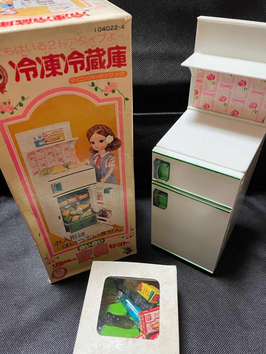 リカちゃんの 白い白い家具セット 冷凍冷蔵庫 レトロ タカラ｜Yahoo