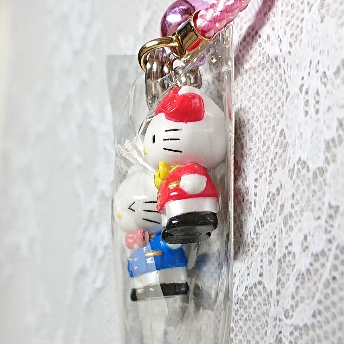 ご当地キティ ペア鈴根付け 大阪限定 漫才バージョン キティ＆ダニエル