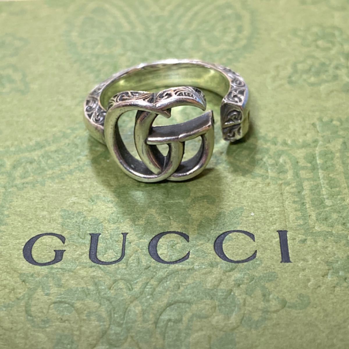 GUCCI ダブルG キー 鍵モチーフ 指輪 リング 12 【領収書あり】｜Yahoo