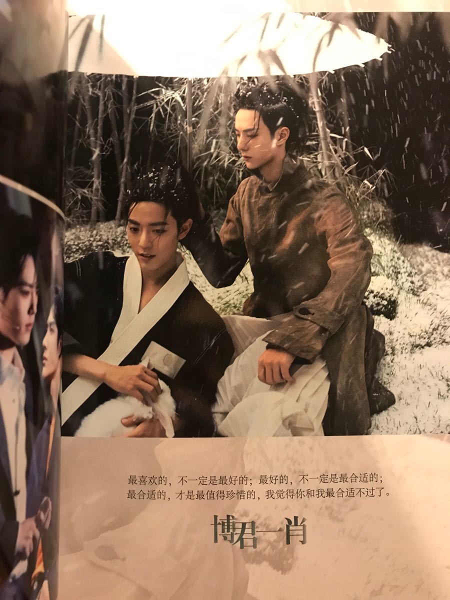 再入荷 陳情令 博君一肖 写真集 肖戦 王一博 豪華版 ハードカバー