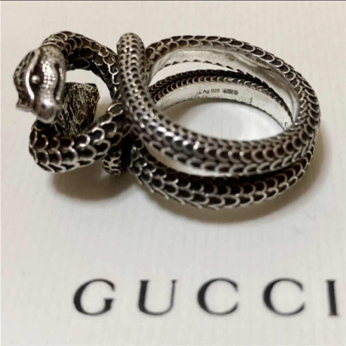 GUCCI ガーデン スネーク ヘビ 蛇 リング 16 確実正規品｜Yahoo!フリマ