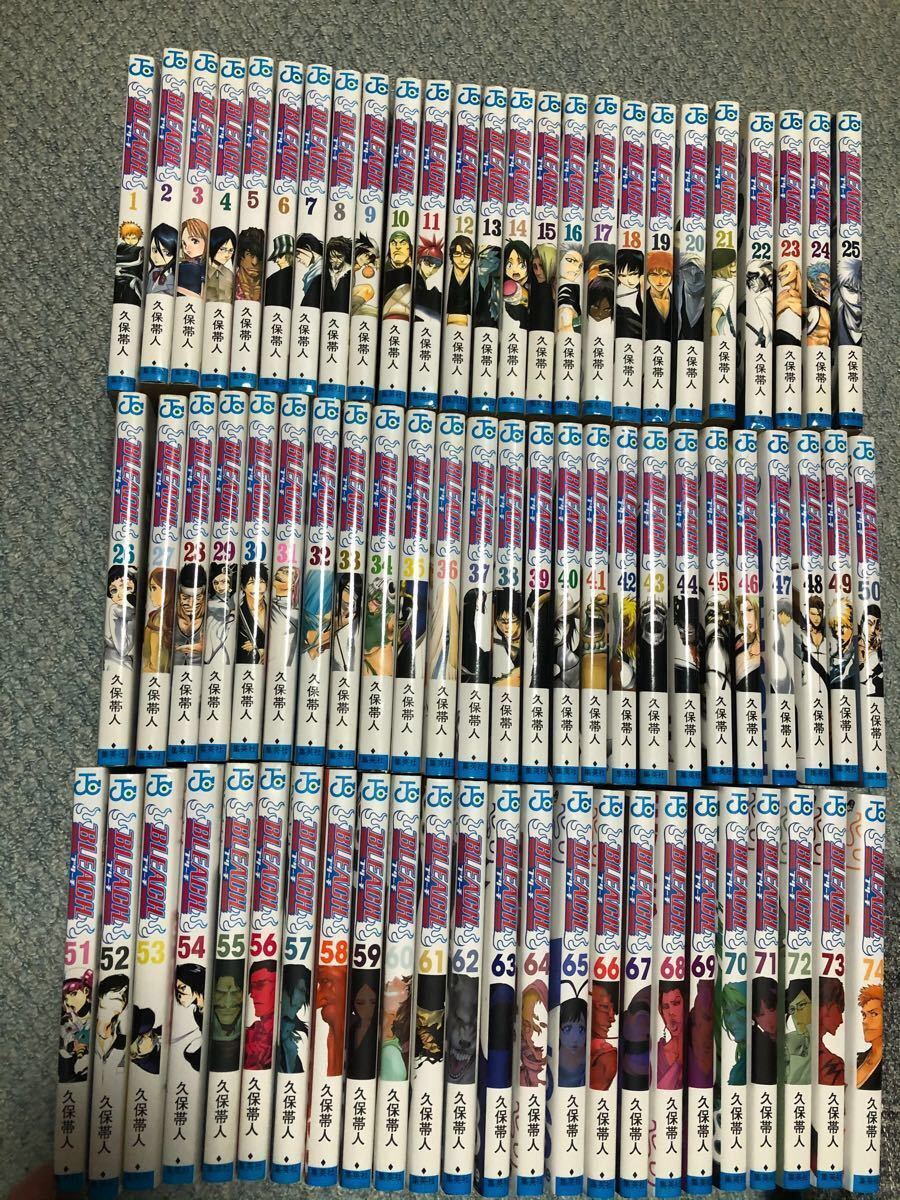 BLEACH 全巻セット 久保帯人 【漫画】 BLEACH ブリーチ (1-74巻