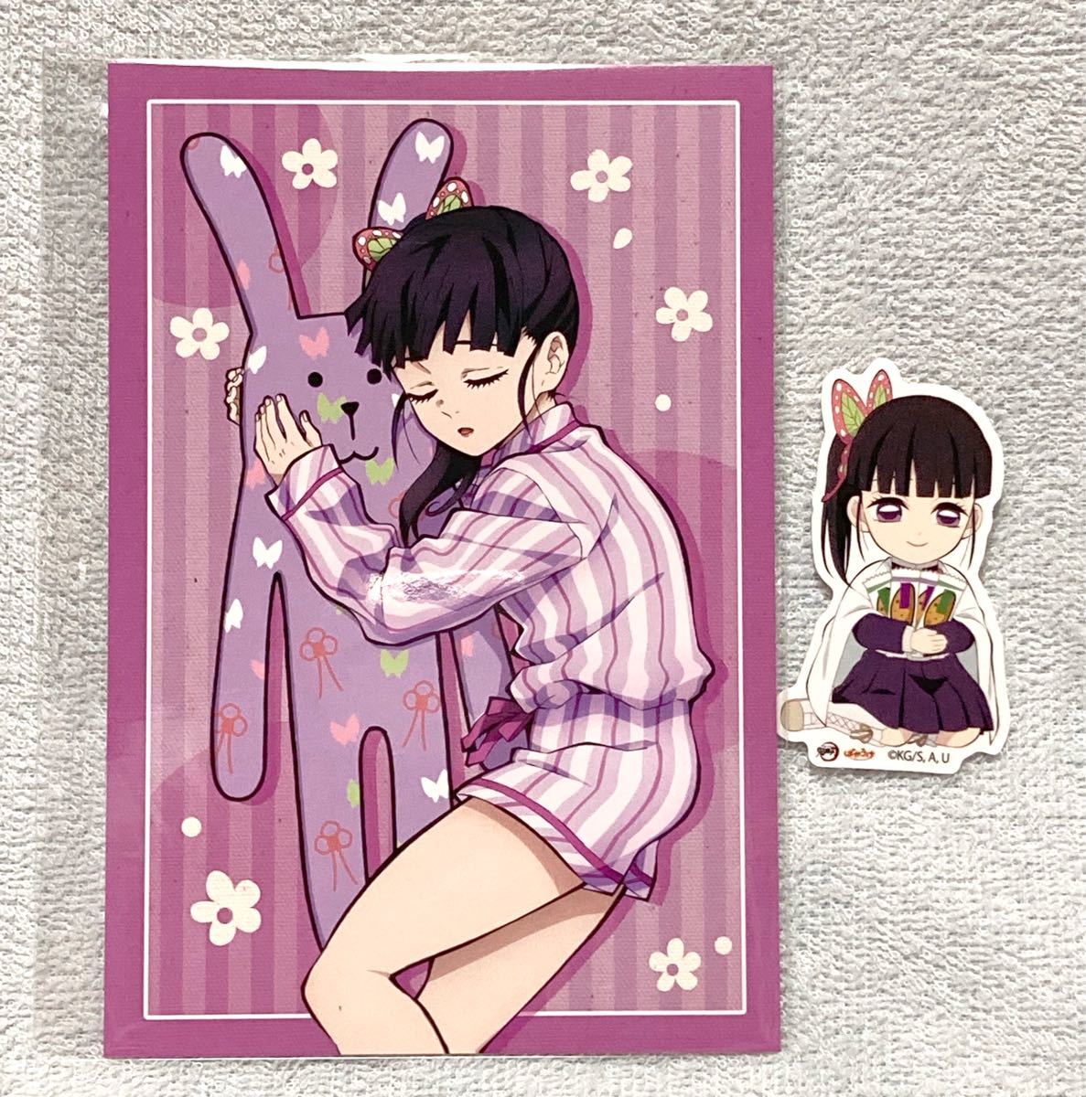 栗花落カナヲ 「 鬼滅の刃×CRAFTHOLIC コラボ ポストカード & ばかうけ