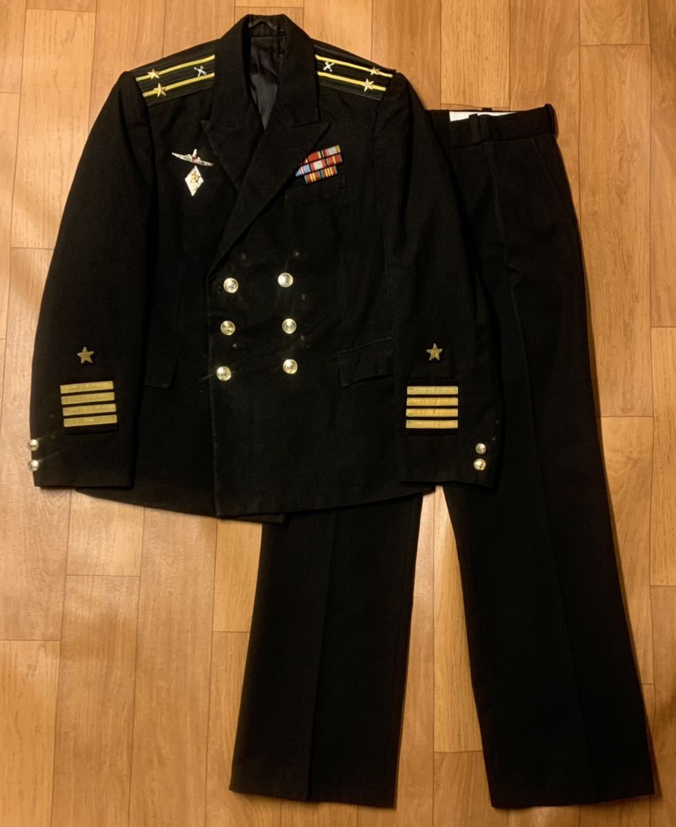 Yahoo!オークション - ソ連軍 M69 海軍 中佐 潜水艦機関長 常勤服 リー