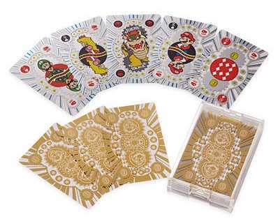 クラブニンテンドー プレミアム マリオ トランプ スケルトン 金