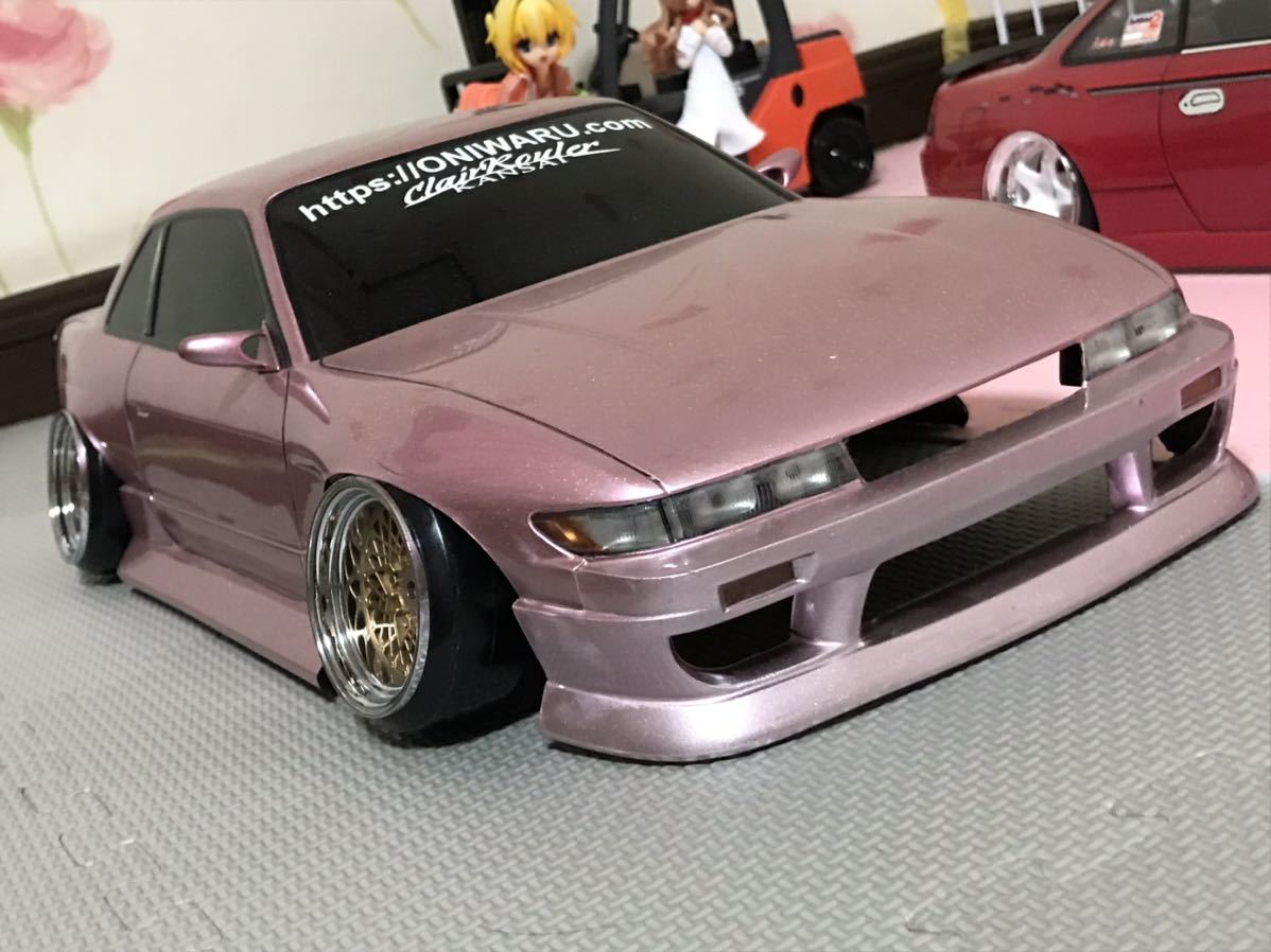 送料無料 1/10 日産 シルビア S13 ラジコン ボディ ドリフト d-like