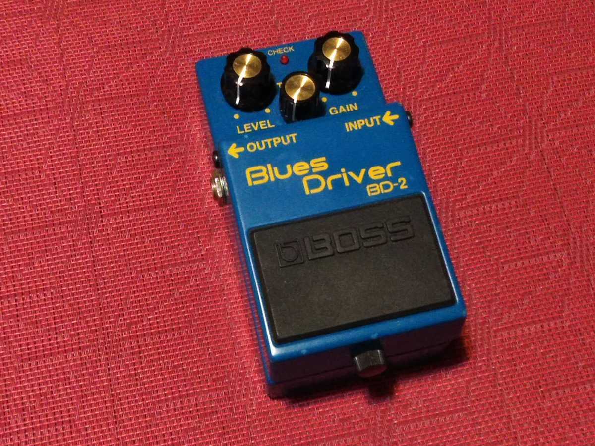 太文字最初期型95年8月製 BOSS BD-2 約100個の1個見た目と基盤が異なる