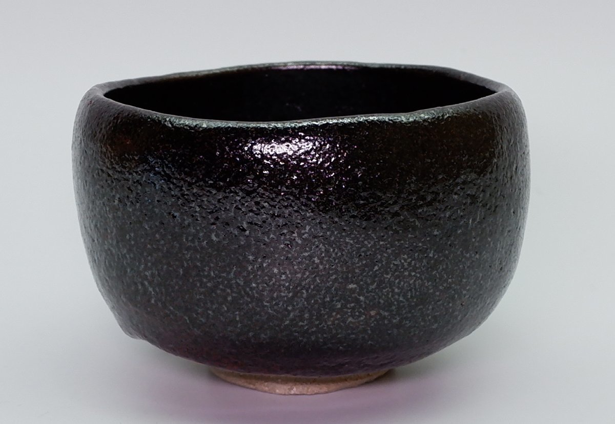 Yahoo!オークション - 【MKA】 檜垣青子 黒楽茶碗 人気作家 京都 茶道