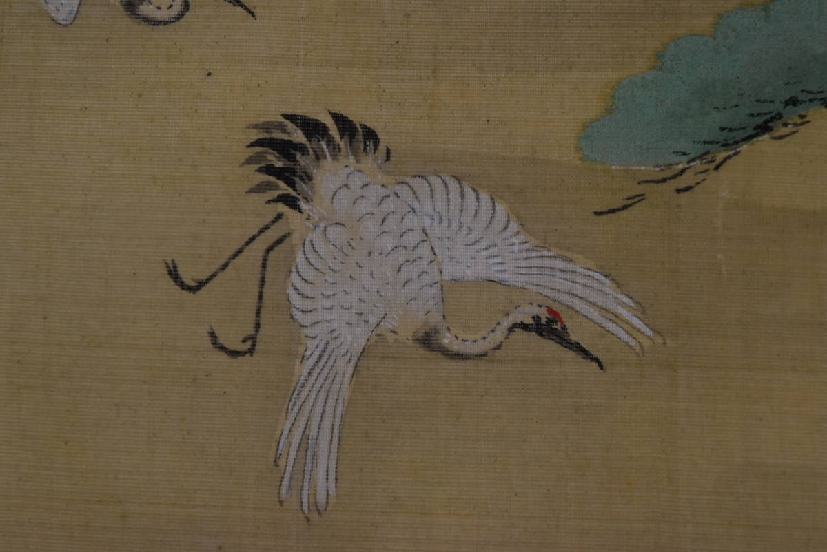 Yahoo!オークション - 作者不詳/群鶴/千羽鶴/古画/掛軸 宝船 Z-729