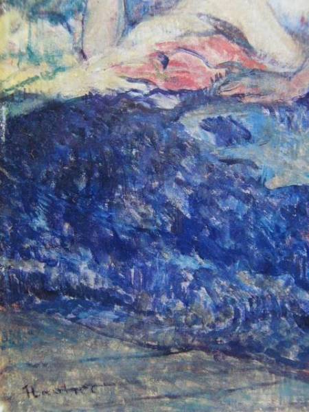 トゥールーズ＝ロートレック、化粧する女、希少な額装用画集より