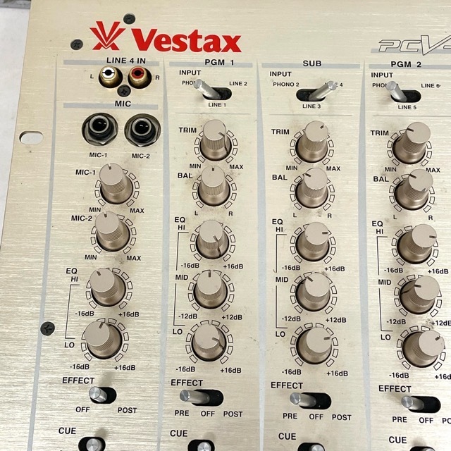 Yahoo!オークション - Vestax ベスタクス DJミキサー PCV-275 mixer DJ