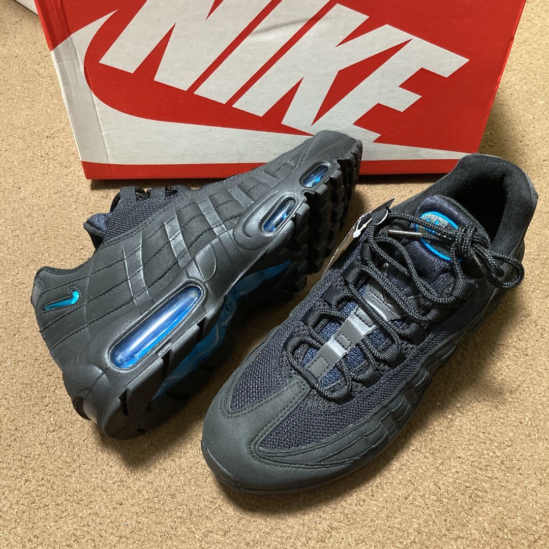 atmos 限定 NIKE AIR MAX 95 BLACK IMPERIAL BLUE CJ7553 001 新品 26