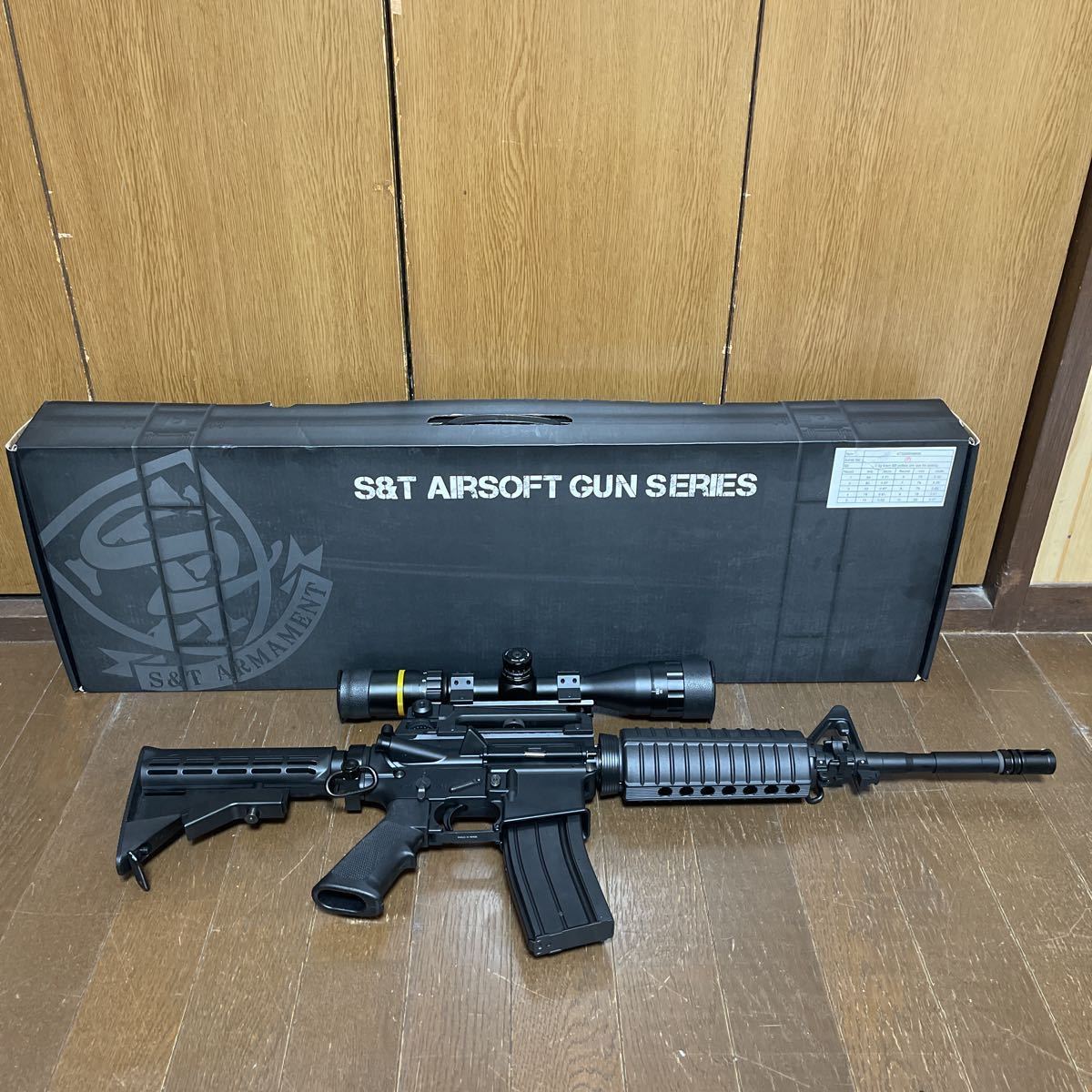 Yahoo!オークション - S&T M4A1 スコープ付き ガスブローバック GBB メ