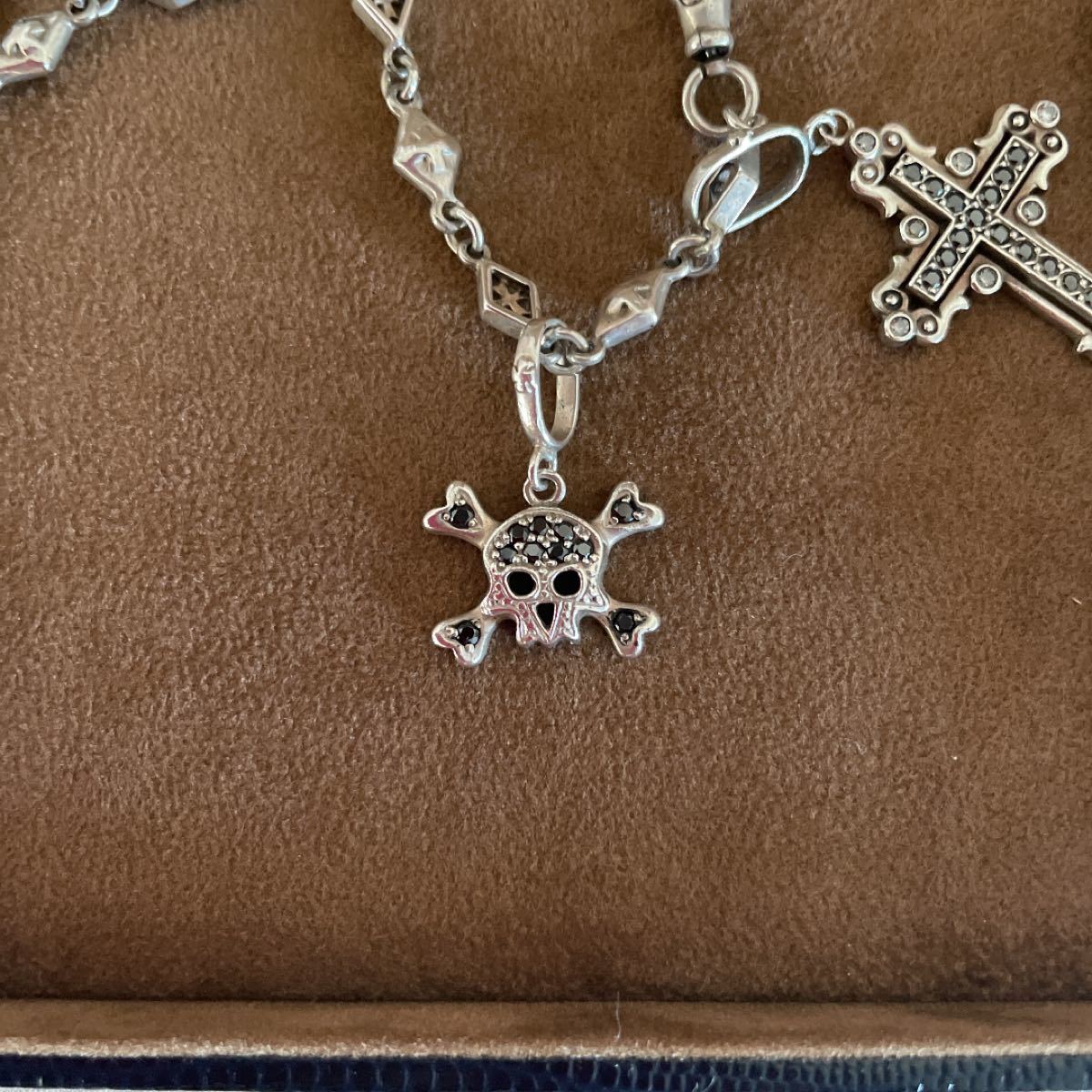 ローリーロドキンバチカンクロス&スカルネックレス3点セット｜Yahoo