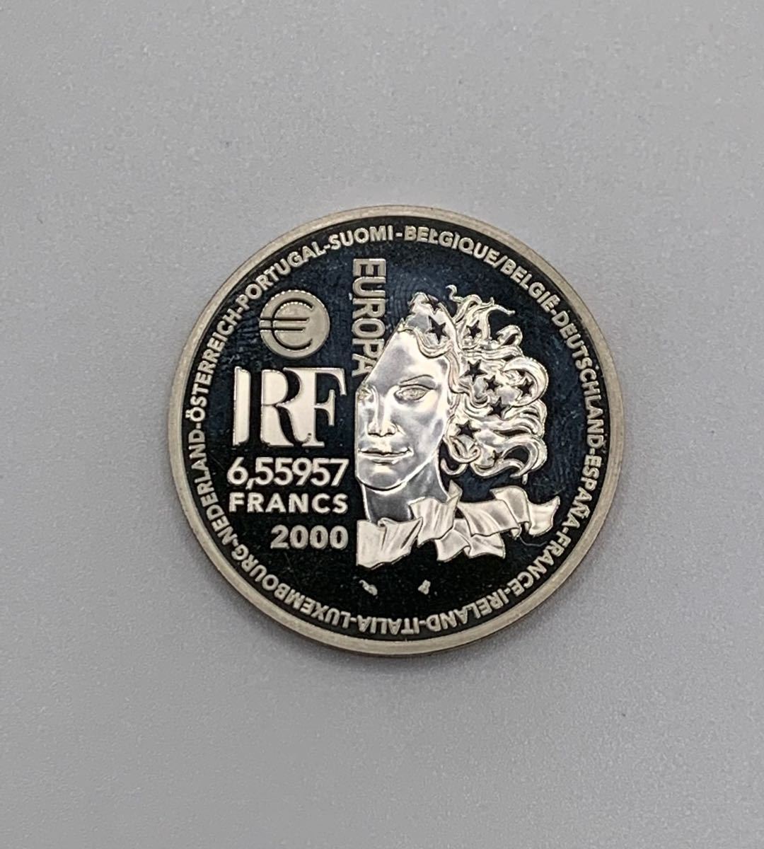 MONNAIE DE PARIS モネドパリ 2000年 銀貨 フランス フランケン 22 27g