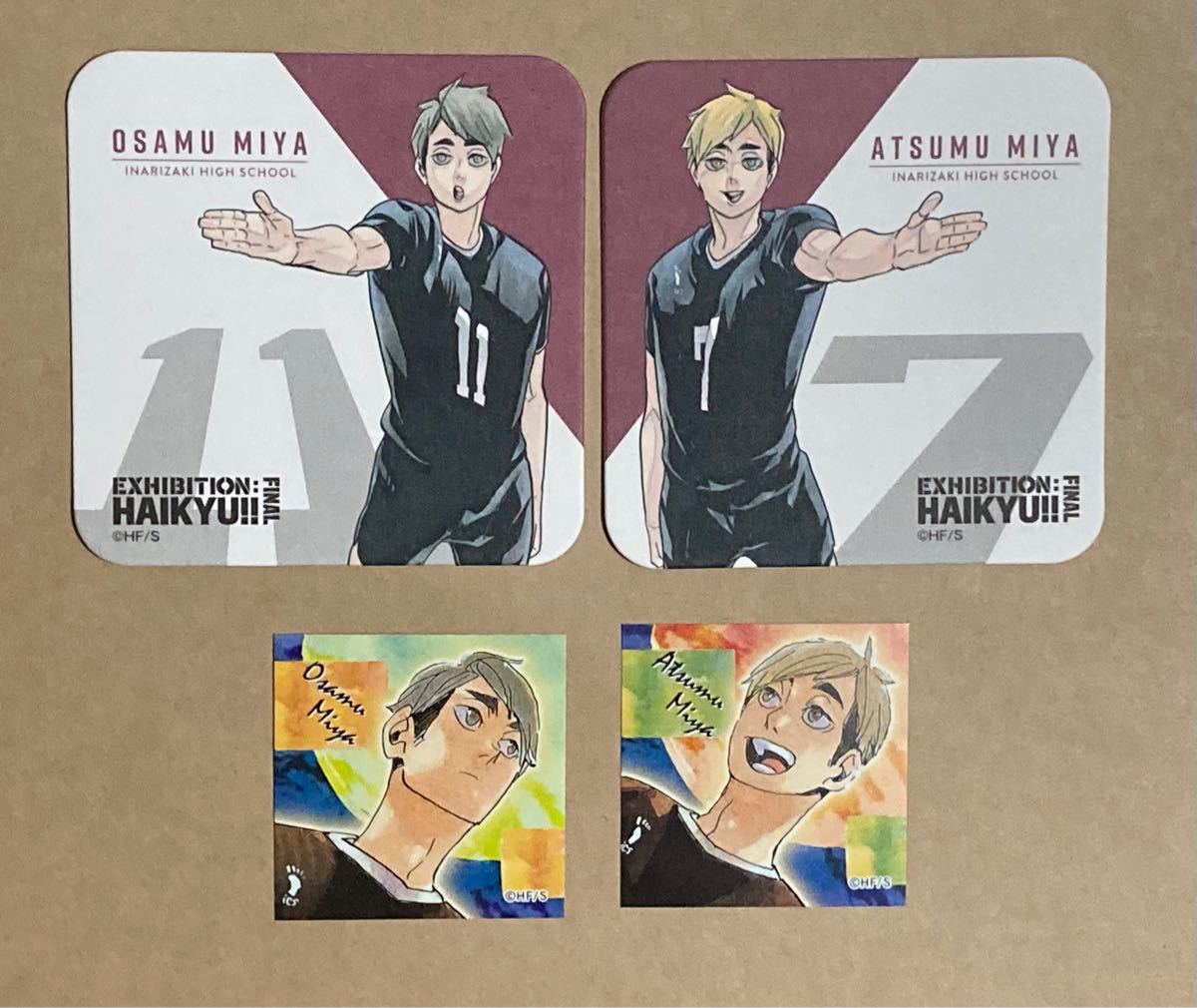 ハイキュー展 来場者特典クリアカード他 宮侑＆宮治 グッズ3点｜Yahoo