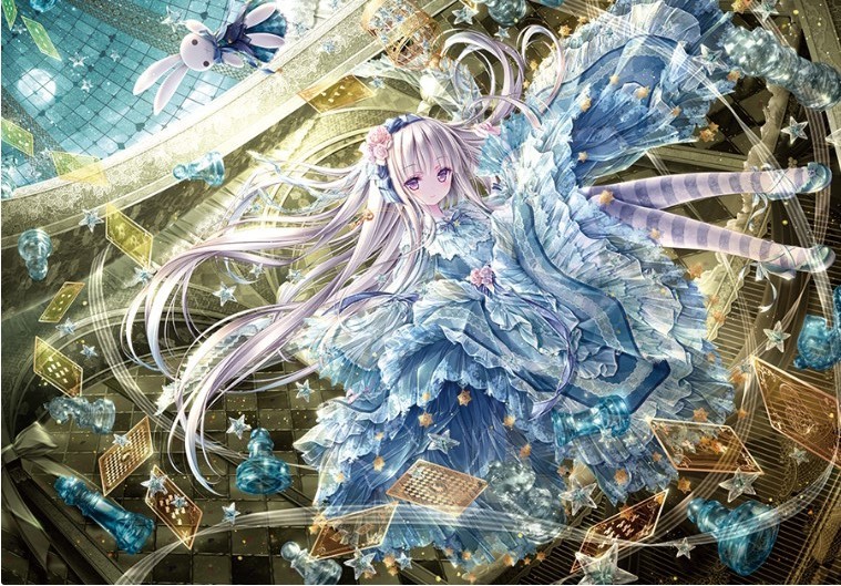 Alice's twinkling trajectory』 複製原画 絵師100人展12 / てぃんくる