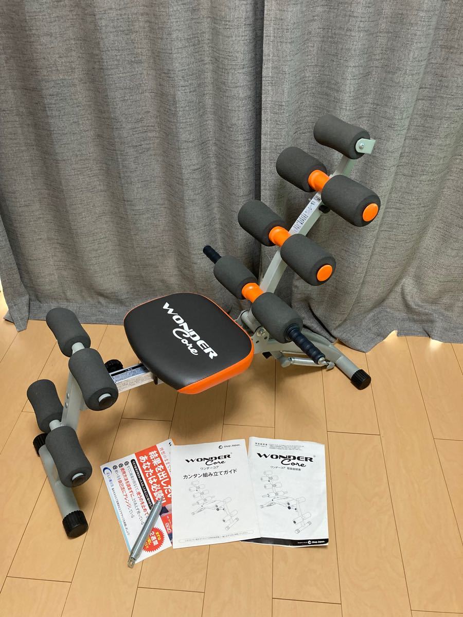 美品ワンダーコア WC-823-J4 腹筋マシン ショップジャパン｜Yahoo