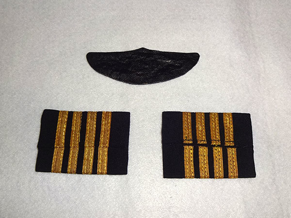 レア貴重 ANA パイロット キャプテン 機長 肩章 胸章 ネクタイピン