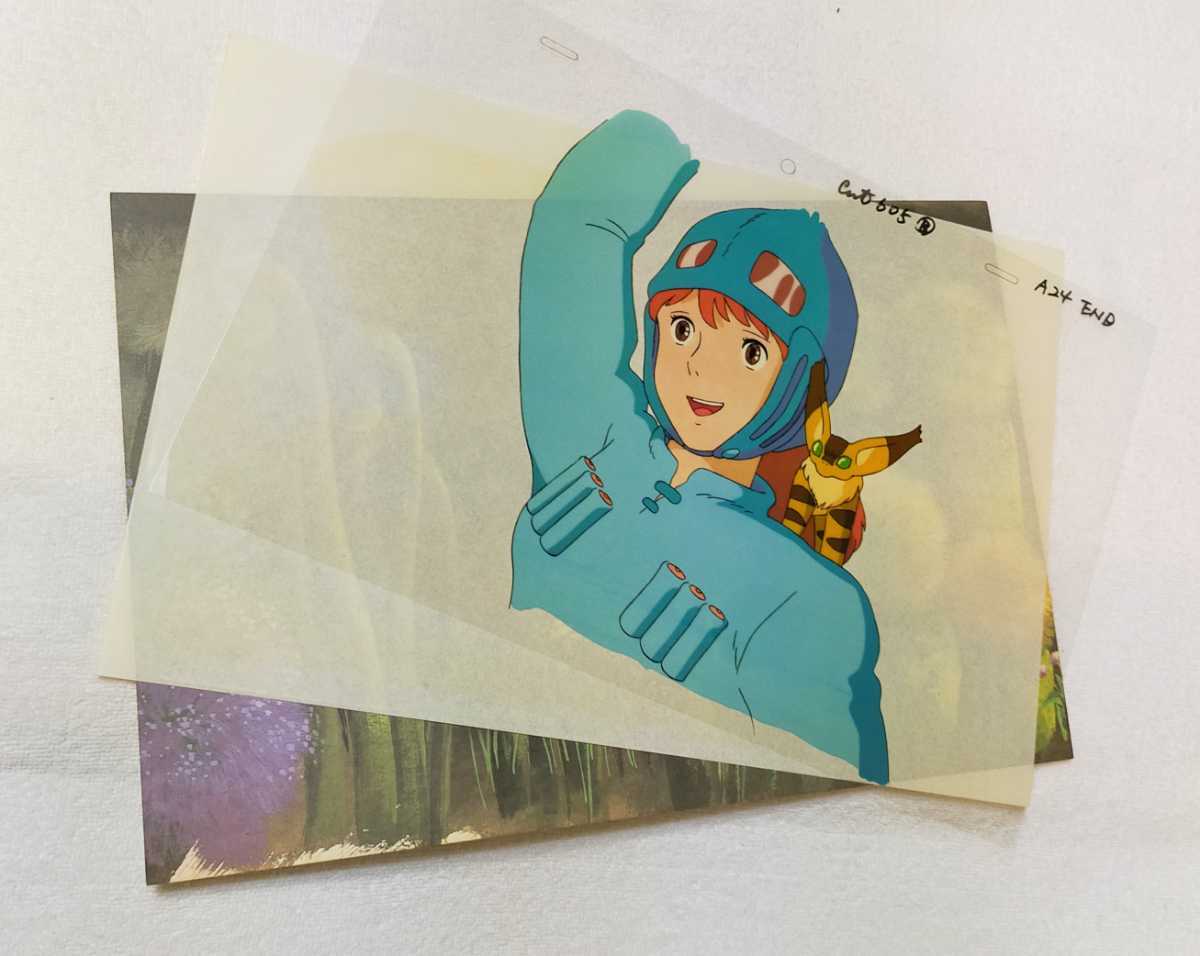 超レア スタジオジブリ 風の谷のナウシカ【当時物】複製セル画 背景画