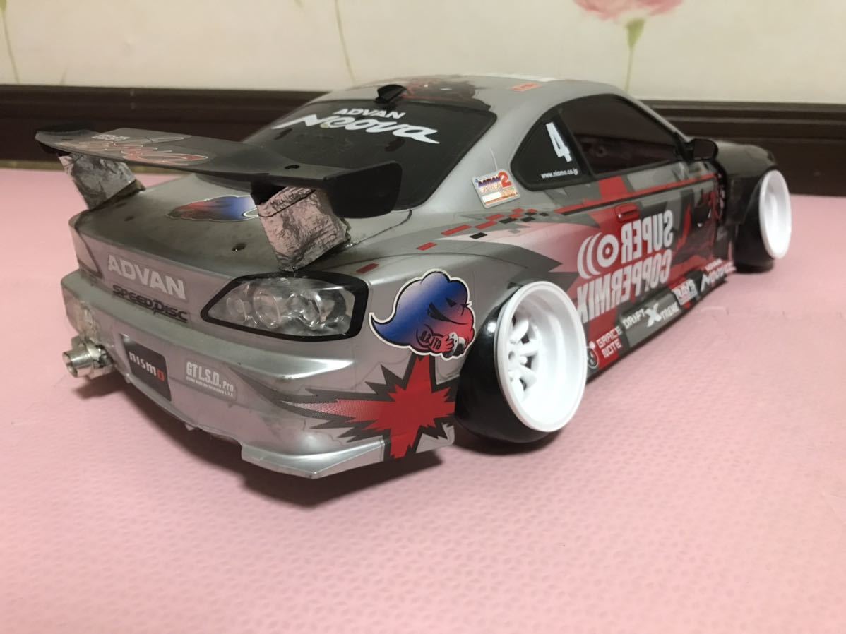 送料無料 1/10 日産 シルビア S15 ドリフト ラジコンボディセット