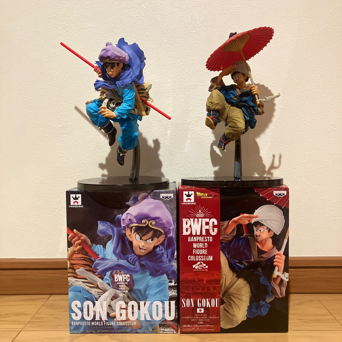 開封品・箱有り】ドラゴンボール 悟空 フィギュア 西遊記 番傘 BWFC