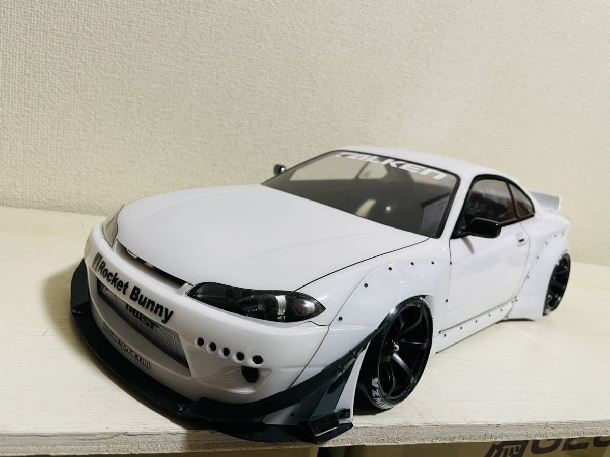 Yahoo!オークション - ボディのみ 1/10 S15 ロケットバニー ホワイト