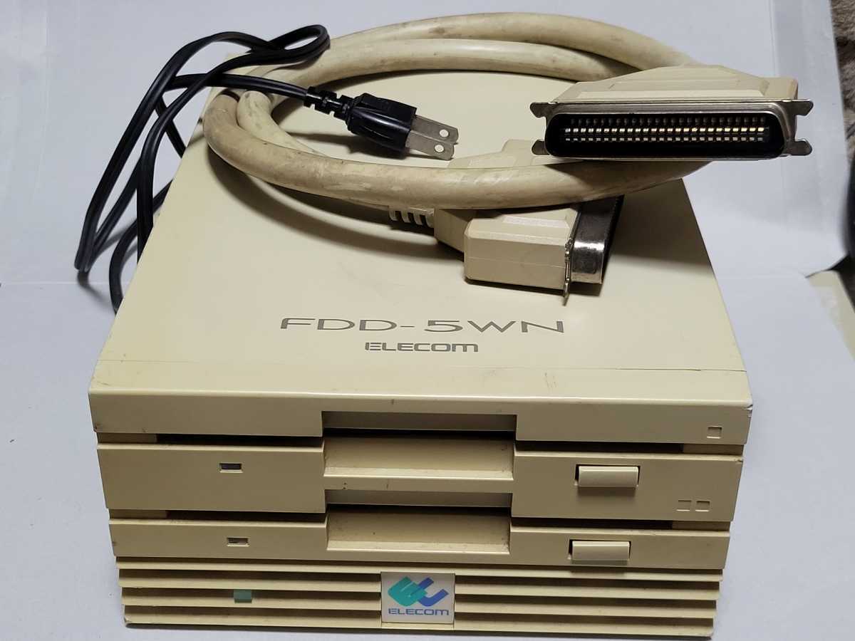 Yahoo!オークション - ELECOM FDD-5WN PC-98用外付け5インチフロッピー
