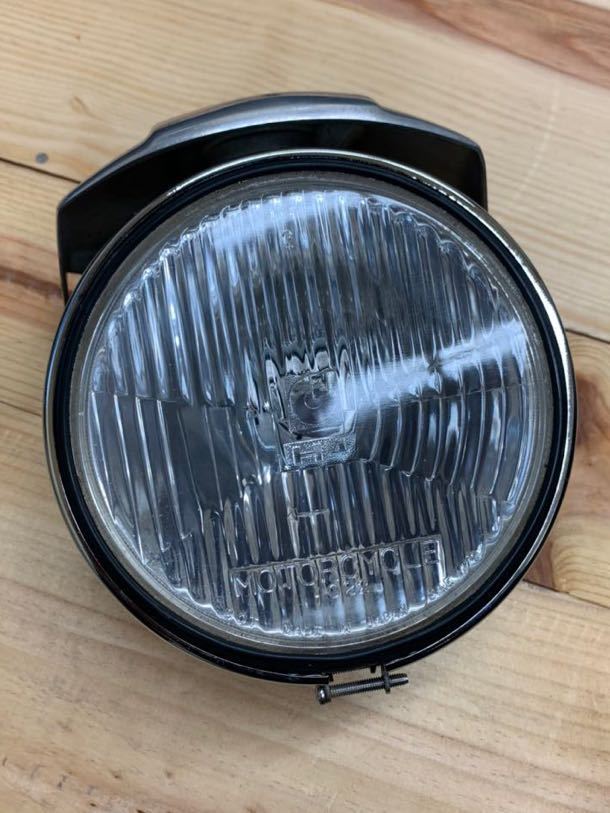 ハーレー ショベルヘッド純正ヘッドライト バイザー付き FX XL