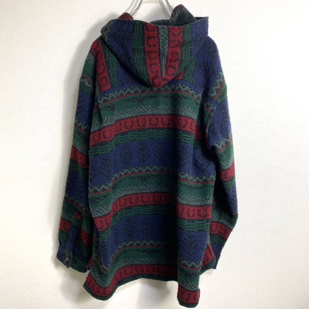 USA製 woolrich ウールリッチ メキシカン パーカー ウールニット