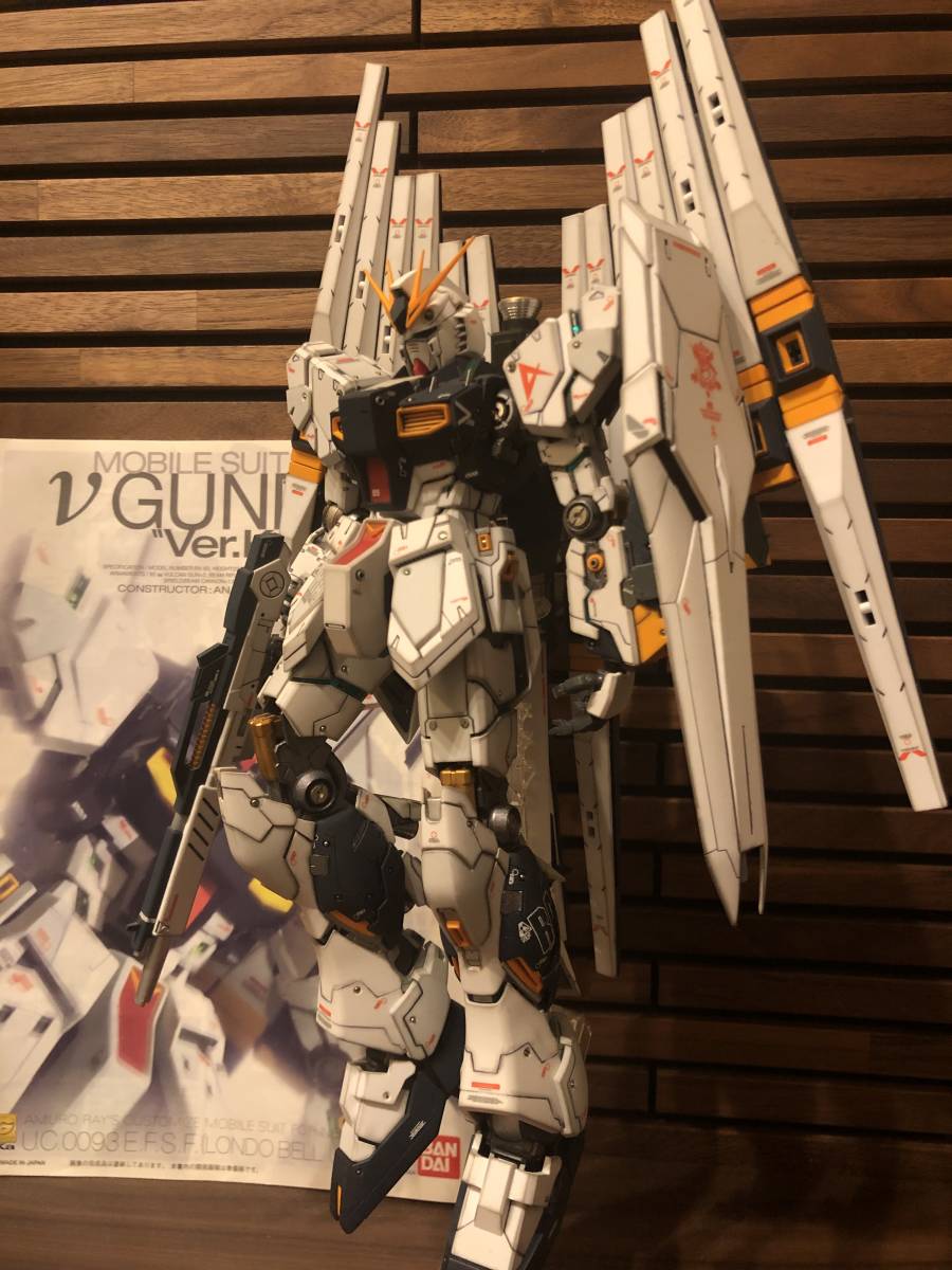 Yahoo!オークション - MG νガンダム ver.ka ダブルフィンファンネル