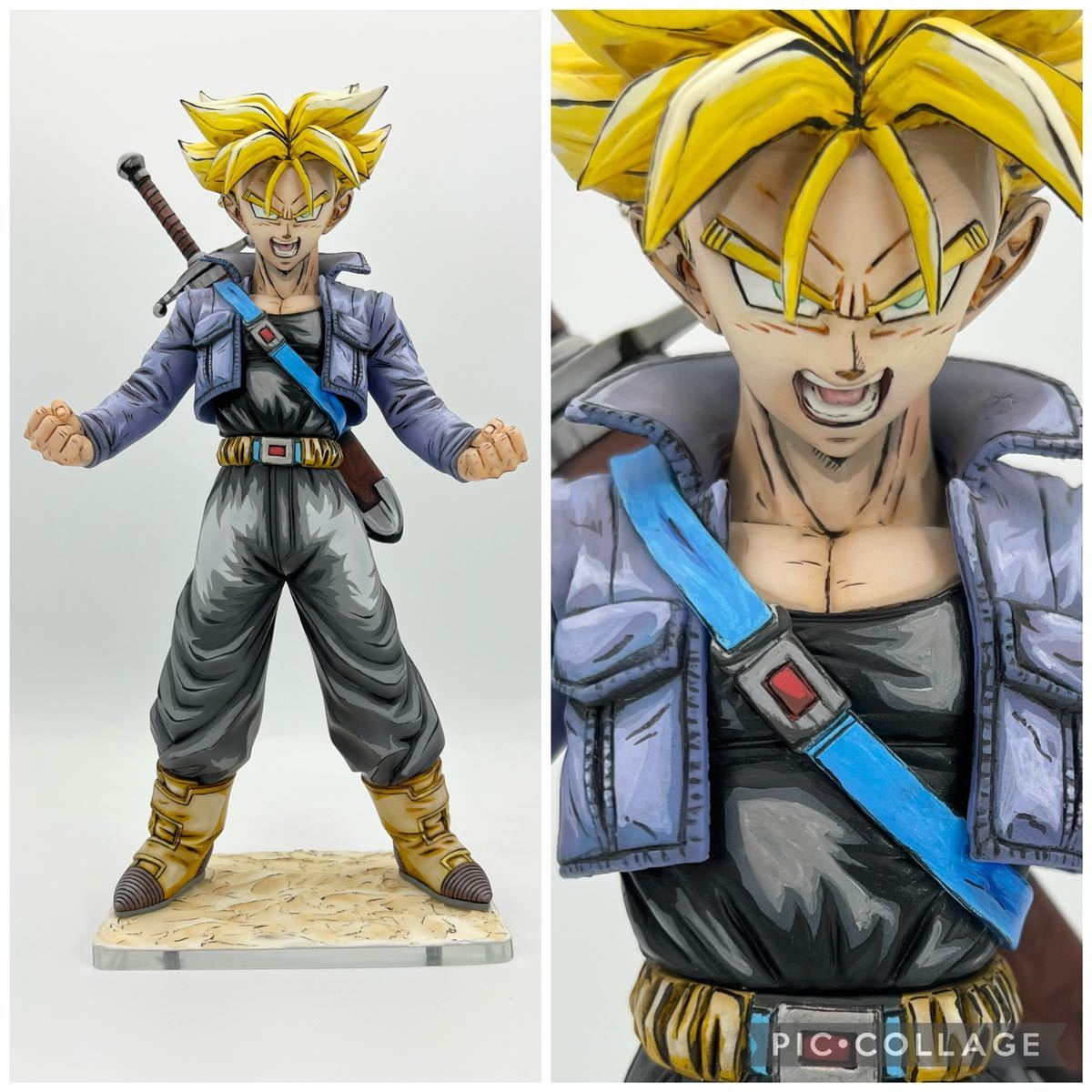 Yahoo!オークション - 【二次元リペイント・自作台座】超サイヤ人 トラ