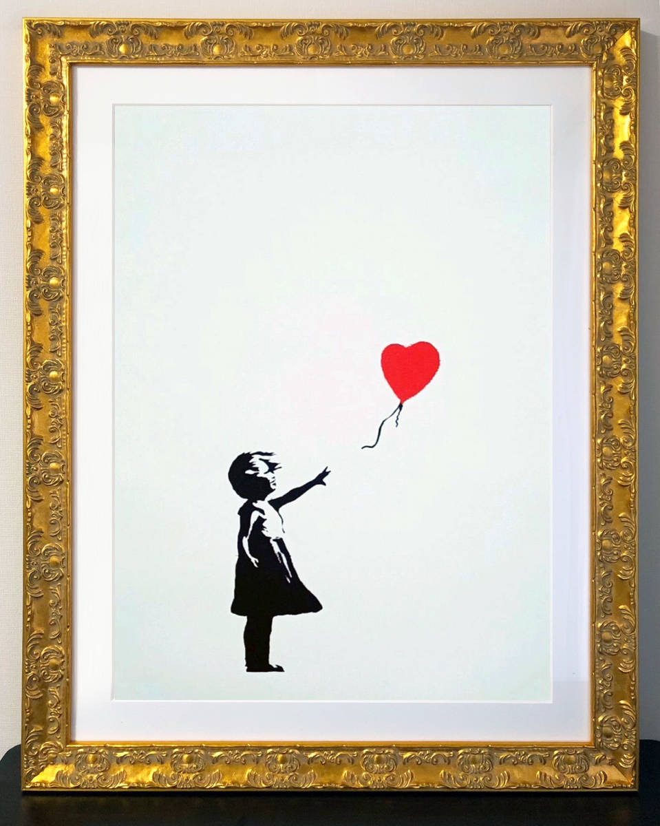 Yahoo!オークション - バンクシー Banksy 赤い風船に手を伸ばす少女 WC