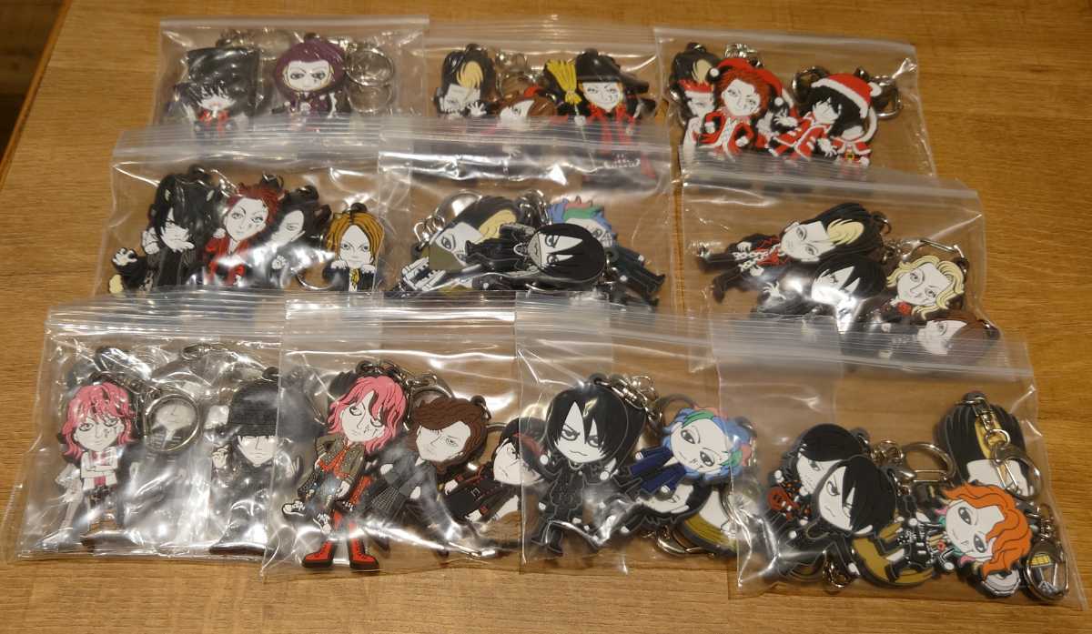 BUCK-TICK グッズ ランダムラバーキーホルダー 歴代全種50個セット